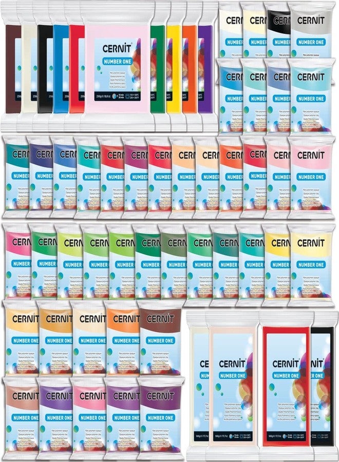 Cernit Polymer Clay - Number One Series - 56 Grams Block - Made in Belgium (Grey) - Image 2